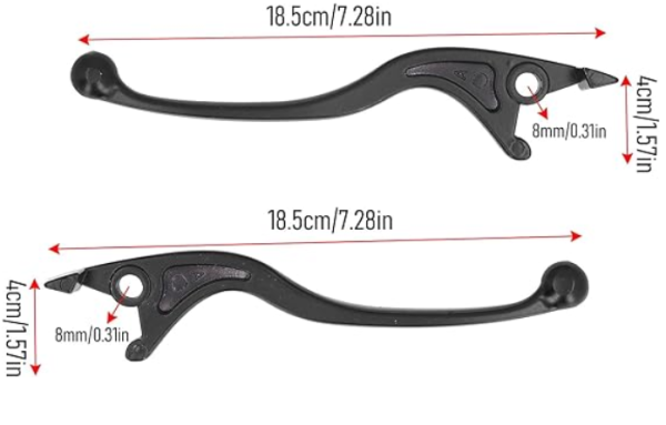 Bremshebel Hydraulisch rechts oder links 18,5cm